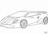 Lamborghini Elemento Sesto Supercoloring Centenario Huracan Pintar Aventador Carros Egoista sketch template