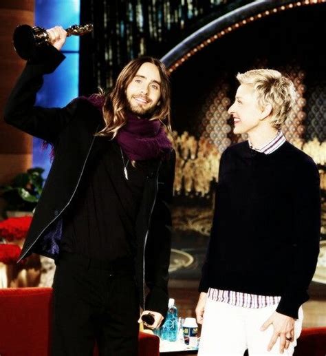 jared and ellen thirty seconds 30 seconds jared leto hot jered leto