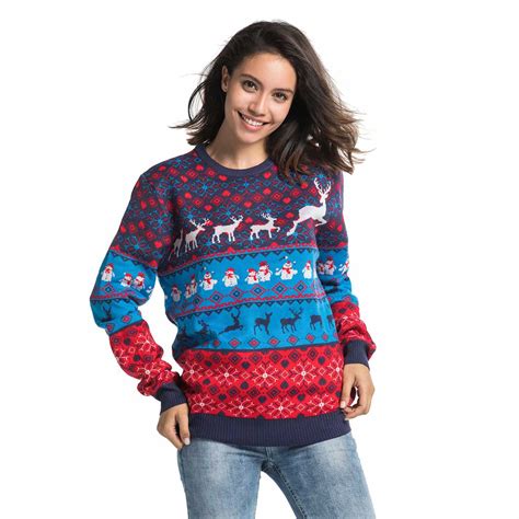 Classic Fair Isle Women S Ugly Christmas Sweater