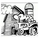 Farm Coloring Pages Everfreecoloring sketch template