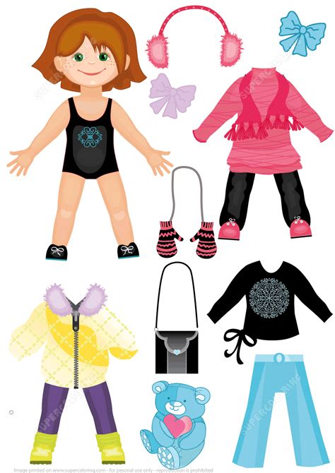 printable paper dolls clothes printable word searches