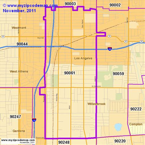Zip Code Map Of 90061 Demographic Profile Residential Housing