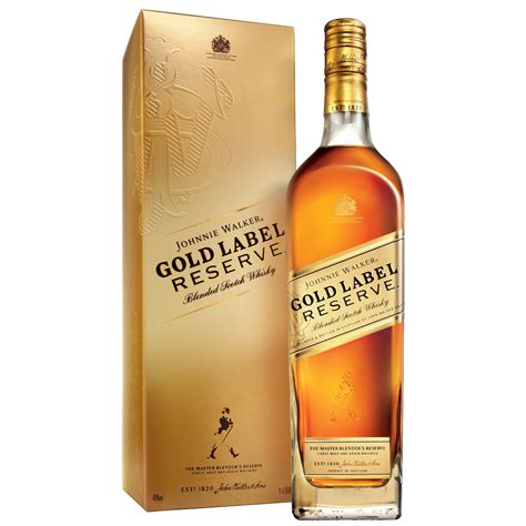 johnnie walker gold label reserve blended scotch whisky ml images   finder