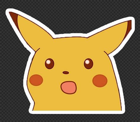 Surprised Pikachu Meme Anime Stickers Cute Stickers Meme Stickers