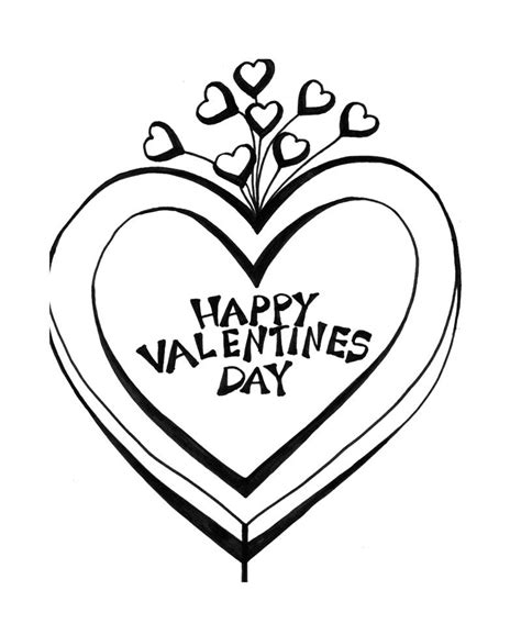 coloringkidzcom valentines day coloring page heart coloring pages