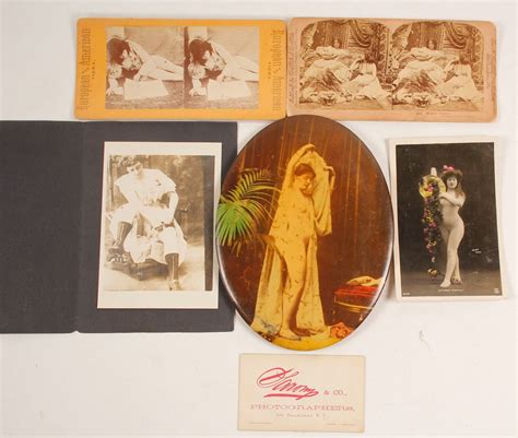vintage sexy pin ups in stereoviews and postcard holabird western