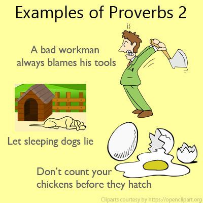 examples  proverbs  list  proverbs  meanings