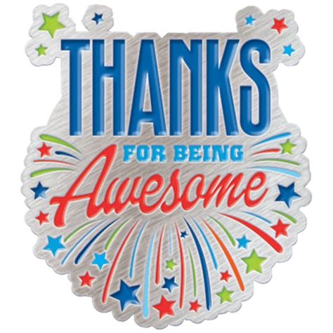 awesome lapel pin   card positive