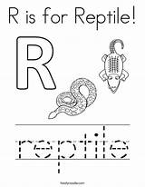 Reptile Reptiles Colouring Twisty sketch template
