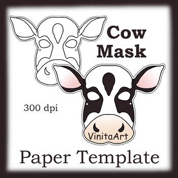 mask paper mask template animal mask  mask paper mask