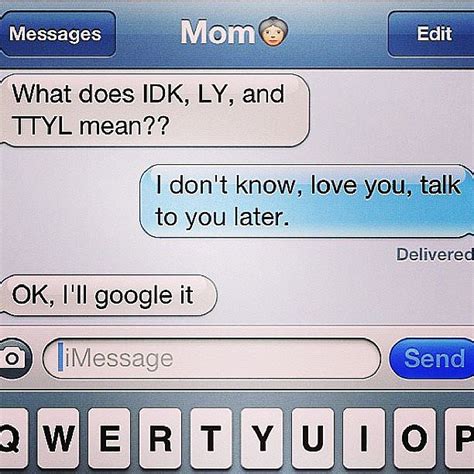 Funny Mom Texts Popsugar Tech