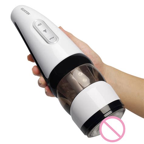 Automatic Thrusting Rotating Powerful Sucker Male Masturbator Cup Sex