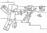 Minecraft Coloring Pages Mode Story Lego Printable sketch template