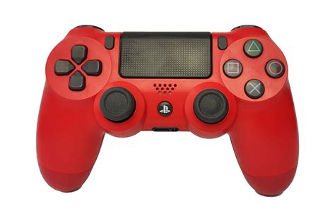 gamepad controller playstation  ps  magma red magma red games  consoles playstation