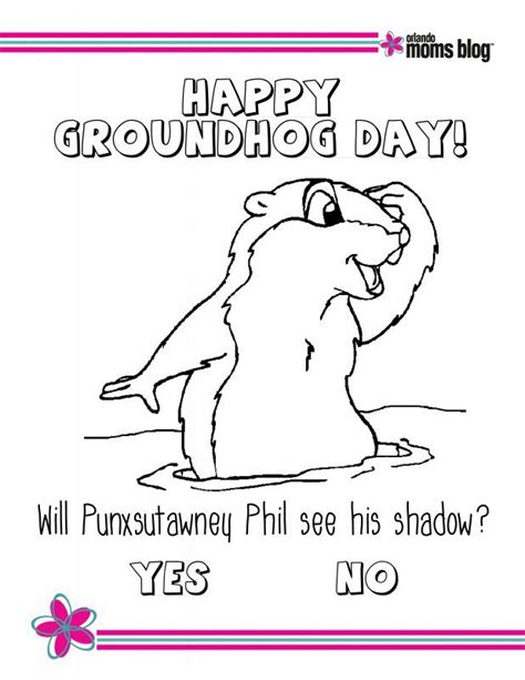 groundhog day printables