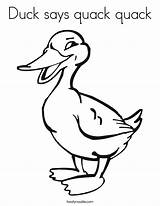 Duck Quack Coloring Pages Says Kids Clipart Printable Ducks Color Print Cliparts Click Quacking Bw Rankings Holly Catapulted Holm Ranked sketch template