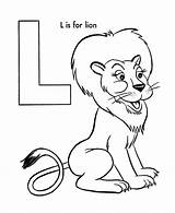 Lion Coloring Alphabet Pages Animal Letter Abc Activity Printable Kids Animals Sheet Sheets Preschool Preschoolers Color Children Abeceda Objects Print sketch template