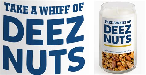 deez nuts scented candles    pleasant aroma
