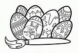 Coloring Easter Egg Pages Eggs Wuppsy Cartoon Kids Patterns Printables Colouring Popular Pattern sketch template