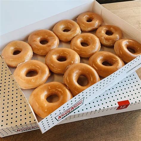 krispy kreme  selling  dozen original glazed donuts   tomorrow
