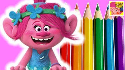 draw princess poppy  trolls full   diy drawing