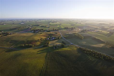 aerial view  skane countryside sweden beliebte fototapete photowall