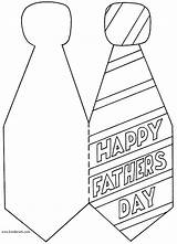 Fathers Card Coloring Crafts Father Tie Template Kids Happy Pages Printable Pattern Dad Craft Color Printables Del Padre Colorear Cards sketch template