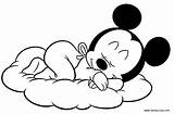 Coloring Mickey Baby Mouse Pages Disney Minnie Clipart Babies Print Cartoon Goofy Sleeping Pluto Library Coloringhome Printable Popular sketch template