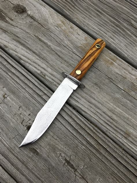 vintage fixed blade knife  custom leather sheath