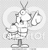 Mascot Crawdad Lobster Idea Character sketch template
