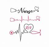 Nurse Stethoscope Heartbeat Enfermeria Decal Tatuagem Bundles Svgs Enfermagem Estetoscopio Enfermera Maus Minnie Schablone Kopf Enfermería Mrtatuajes Enfermeras Latidos sketch template