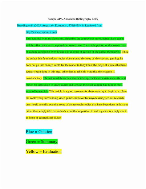 sample  annotated bibliography     annotated