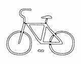 Bicicleta Bicicletta Bicicletas Bici Básica Acolore sketch template