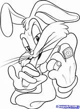 Gangster Bunny Bugs Coloring Pages Drawings Drawing Cartoon Tweety Gangsta Mickey Bird Mouse Graffiti Ghetto Draw Characters Character Step Precious sketch template