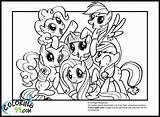 Pony Coloring Little Pages Friendship Mlp Magic Mane Printable Color Print Eg Book Six Kids Drawing Games Characters Ponies Sheet sketch template