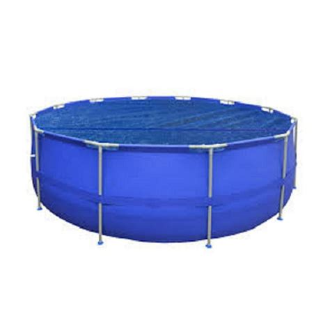 ft blue  floating solar cover  steel frame swimming pool walmartcom walmartcom