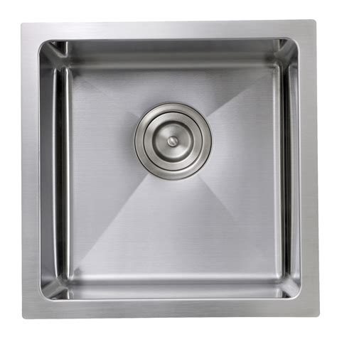 nantucket sinks sr square small radius stainless steel bar sink