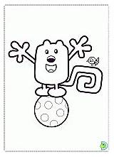Coloring Wow Wubbzy Pages Dinokids Book sketch template