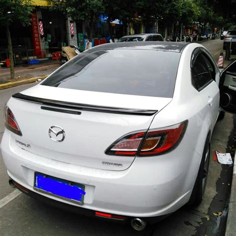 mazda  spoiler high quality abs material car rear wing primer