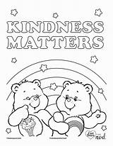 Kindness Coloring Pages Showing Printable Getcolorings Color sketch template