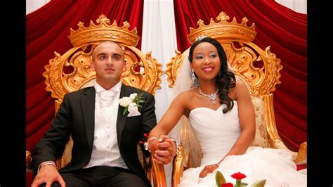 amazing interracial wedding indian and black couple african wedding indian wedding love