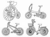Bicycles Vecteezy sketch template