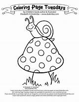 Coloring Pages Toadstool Snail Color Days Tuesday Summer Printable Lazy Getcolorings Week Tuesda Print Dulemba Getdrawings sketch template