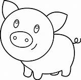 Drawing Pig Kids Drawings Paintingvalley sketch template