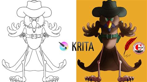 krita tutorial remove white background colorize faster youtube