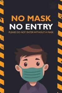 corona virus poster  mask  entrycovid  precautions posterposter  living area