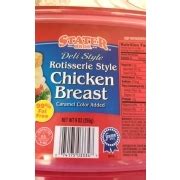 stater bros deli style rotisserie style chicken breast calories