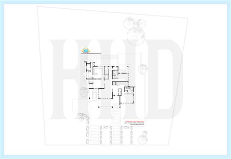 beautiful contemporary luxury villa  floor plan house design plans