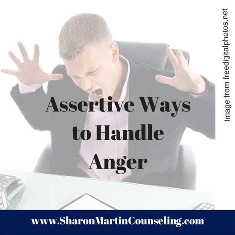 assertive ways to handle anger anger managment part 2 sharon martin