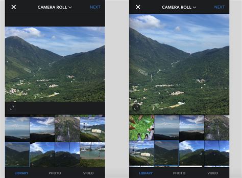 instagram adds support  landscape  portrait format